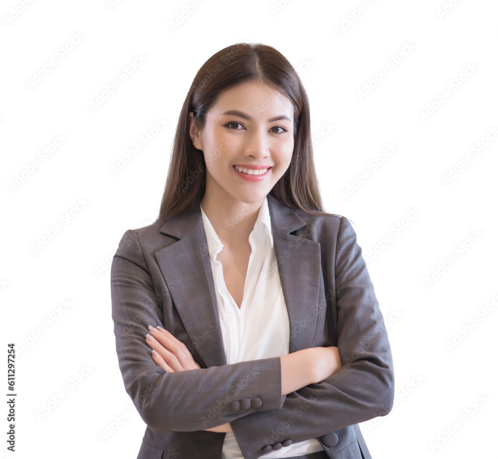 Young Asian businesswoman in formal suit, isolated white background, remove background Young Asian businesswoman in formal suit, isolated white background, remove background