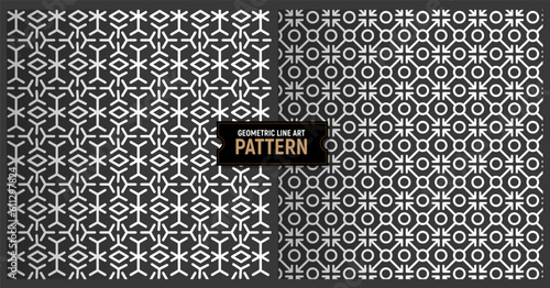 Geometric seamless pattern