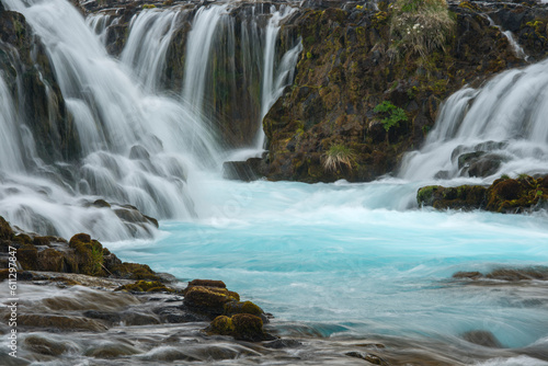 Br  ar  rfoss waterfall in summer  Iceland landscapes 