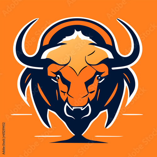 Head of Bison symbol.It's for fighter concept