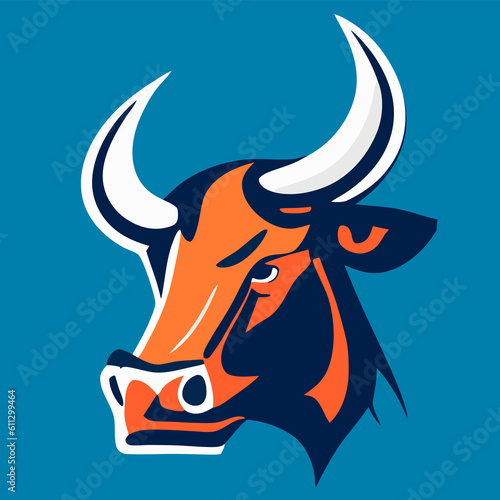 Head of Buffalo symbol.It's for fighter concept