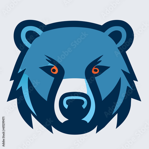 Head of Bear symbol.It's for fighter concept