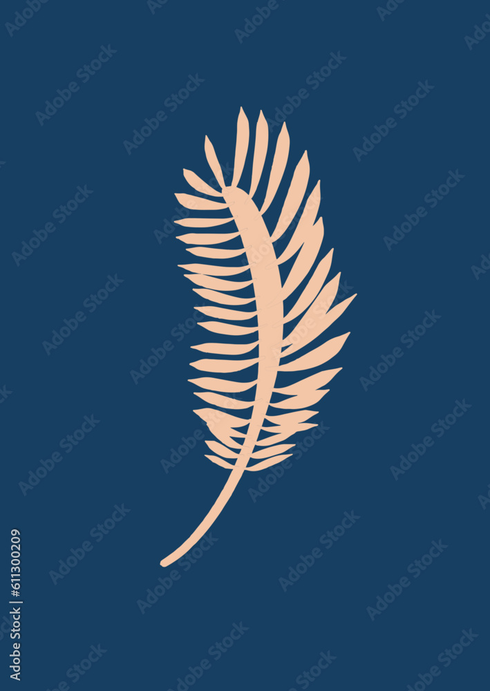 Carte postale pin beige Carte postale pin beige