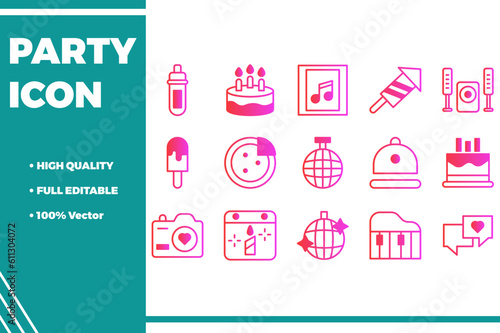 Party Icon Pack © Adury