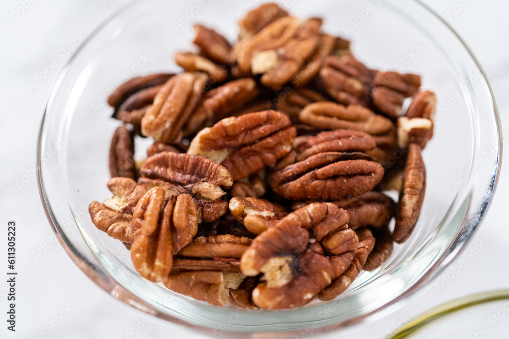 Toasted pecans Toasted pecans