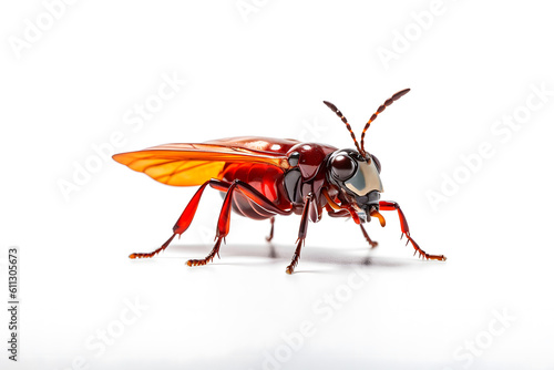 fly isolated on white background