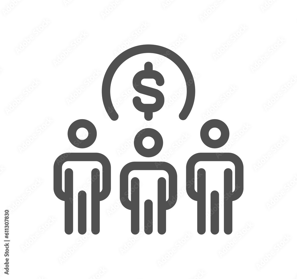 Finance related icon outline and linear symbol. Finance related icon outline and linear symbol.