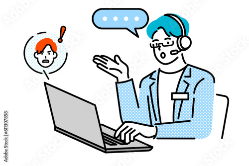 man call center agent