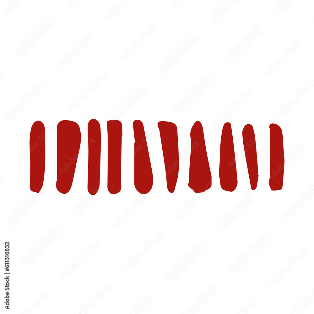 trendy stroke line border trendy stroke line border