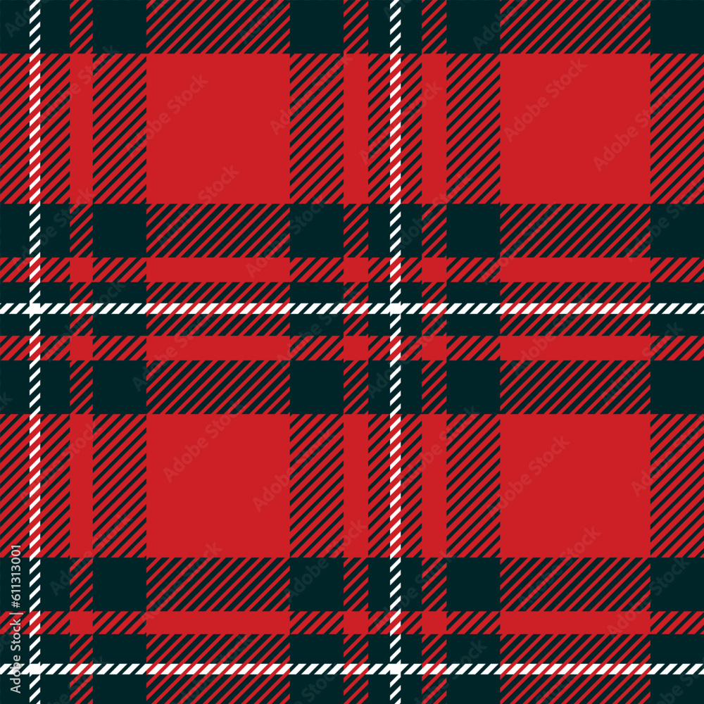 Classic color modern seamless pattern. Tartan is a traditional British plaid fabric used for printing shirts, fabrics, textiles, jacquard patterns, backgrounds, designs.