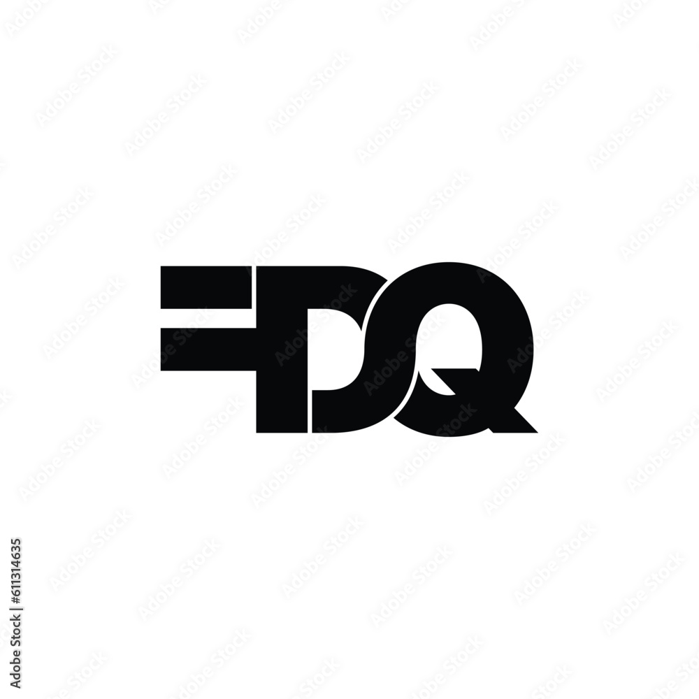 FDQ letter monogram logo design vector FDQ letter monogram logo design vector