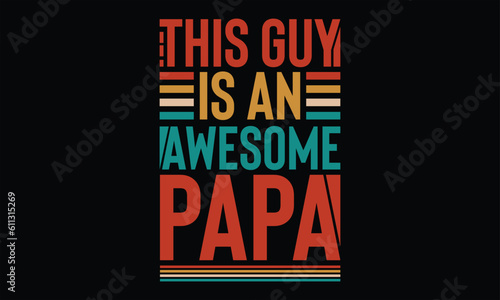 Retro Father’s Day T-shirt Day Design Bundle