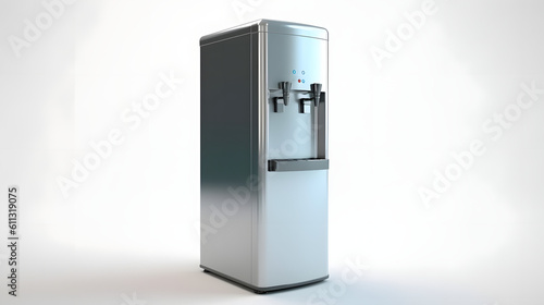 stainless steel water cooler isolate
