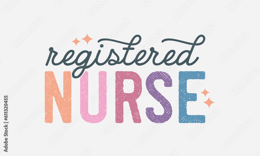 Retro Nurse Sublimation Design Bundle Retro Nurse Sublimation Design Bundle