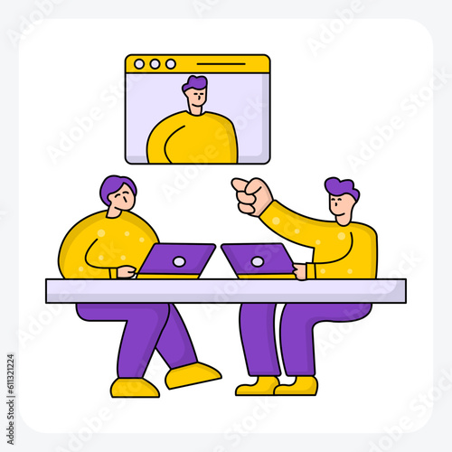 Visual Symposium  Exploring Conferences in Flat Icons

