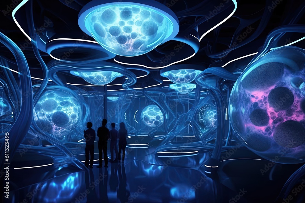 Dark Room Dream Interactive Nano Space Art in Beautiful Digital