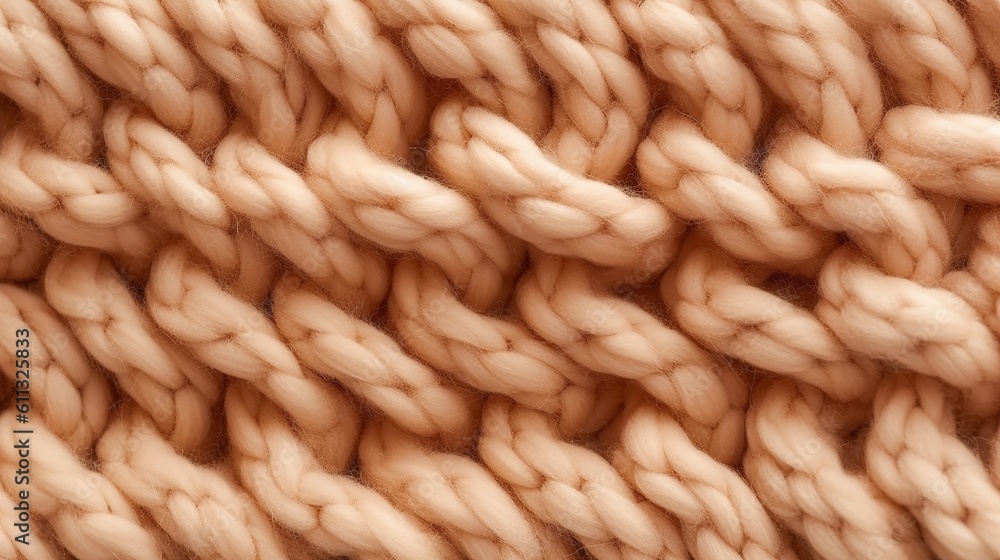 Close-up Knit Wool Warm Comfort