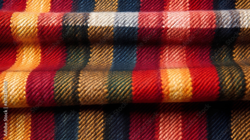 Cozy Plaid Fabric Pattern Cozy Plaid Fabric Pattern