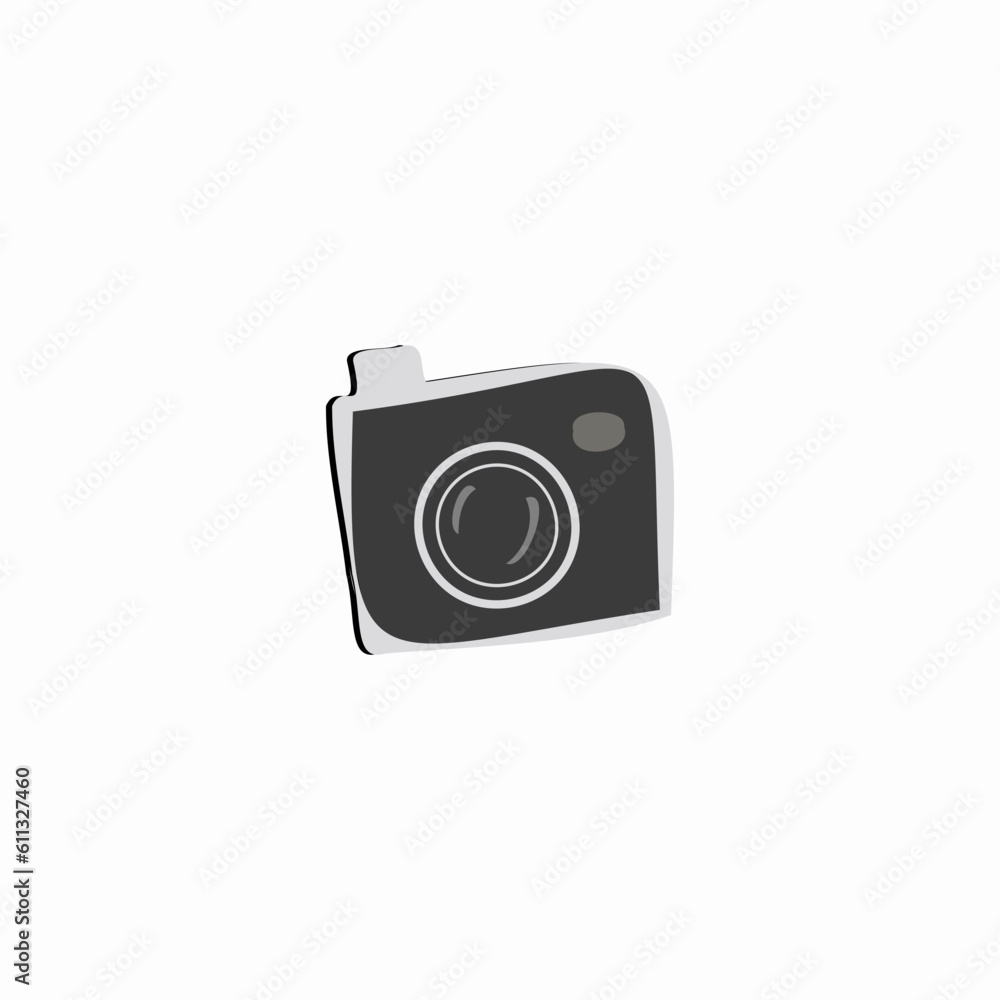 hand drawn illustration of camera logo hand drawn illustration of camera logo