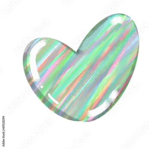 heart made of leaves