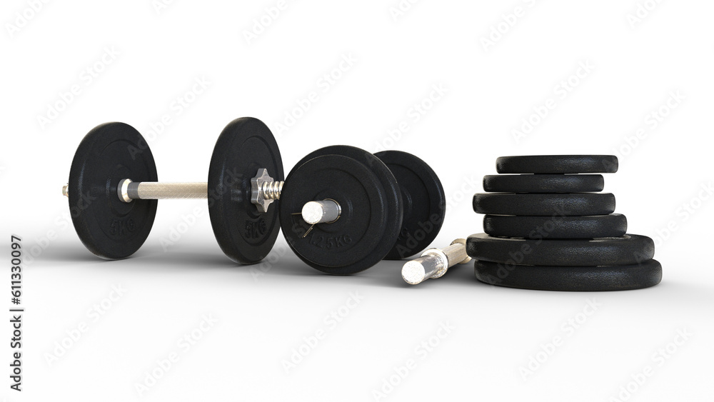 dumbbells isolated on transparent background dumbbells isolated on transparent background