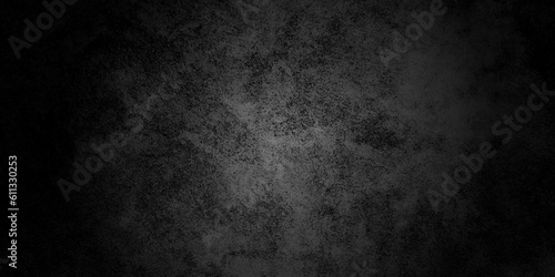 Black wall texture rough background dark concrete. Black plaster wall texture background