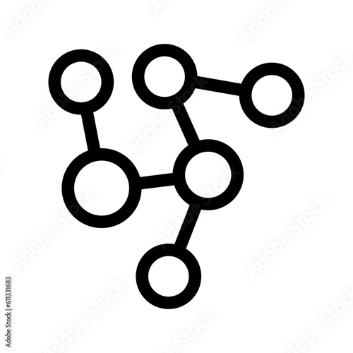 Polymer Icon Vector Symbol Design Illustration