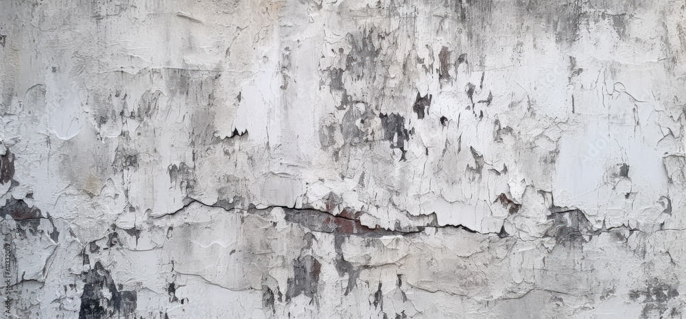 Obraz premium White concrete textured background, white paper concrete studio. Generative Ai.