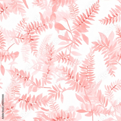 Seamless floral tile pattern background design wallpaper, ecology leaf flowers nature, Generative AI © Filip