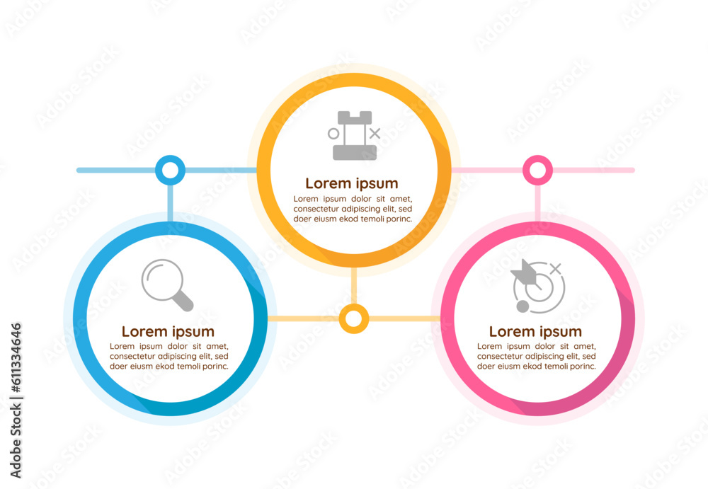 Business goals infographic chart design template. Editable infochart with icons. Instructional graphics with 3 step sequence. Visual data presentation. Quicksand Bold, Medium fonts used Business goals infographic chart design template. Editable infochart with icons. Instructional graphics with 3 step sequence. Visual data presentation. Quicksand Bold, Medium fonts used