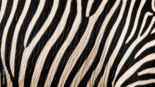 Exotic Zebra Skin Striped Pattern