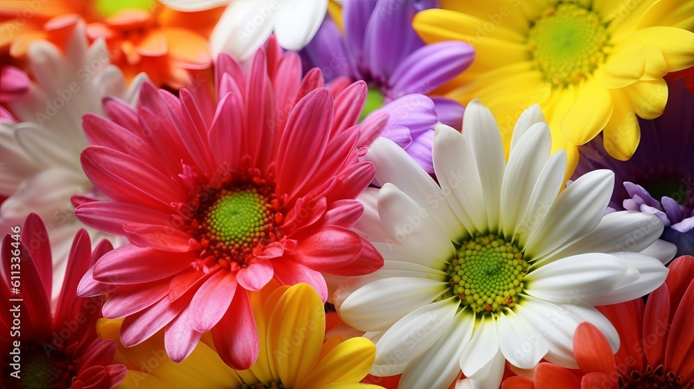 Experience the magic of spring with ultra detail HD backgrounds that bring the vibrant beauty of blooming flowers to life, bouquet of colorful flowers, Generative AI Experience the magic of spring with ultra detail HD backgrounds that bring the vibrant beauty of blooming flowers to life, bouquet of colorful flowers, Generative AI
