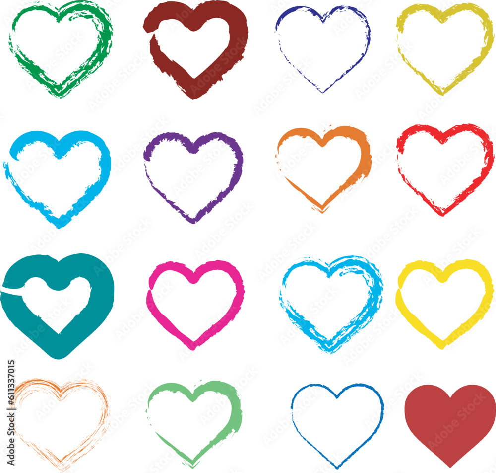 set of hearts set of hearts