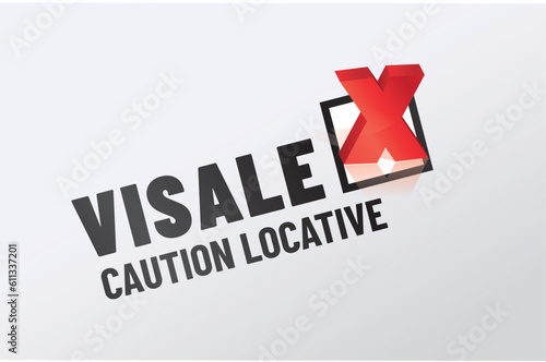 VISALE - Caution locative du locataire  en France