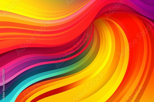 abstract colorful background with lines - abstract rainbow background  background with vibrant colors  Generative AI