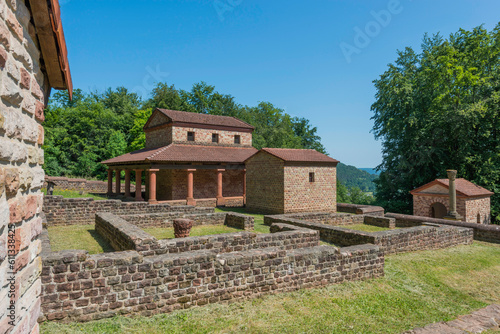 Römischer Tempelbezirk Tawern in Rheinland-Pfalz, Deutschland
