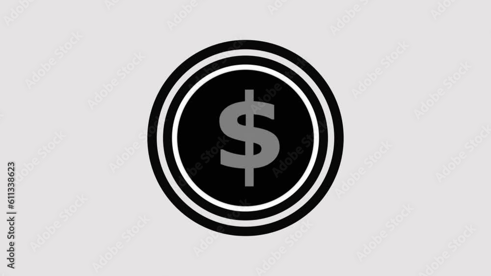 dollar sign and symbol design animation dollar sign and symbol design animation