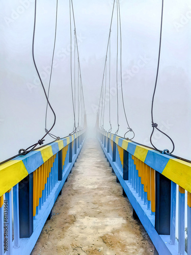 Rangkylliaw bridge at Mawrah, Shillong 