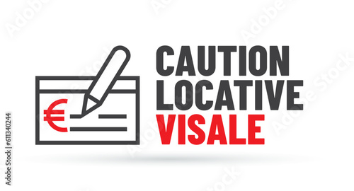 VISALE - Caution locative du locataire  en France