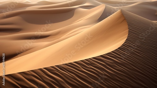 Rippled Sand Dune Desert Texture