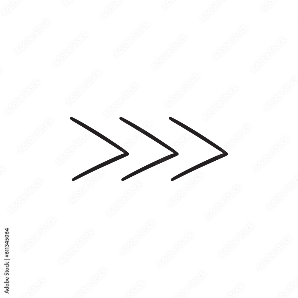 arrow icon hand drawn isolated arrow icon hand drawn isolated