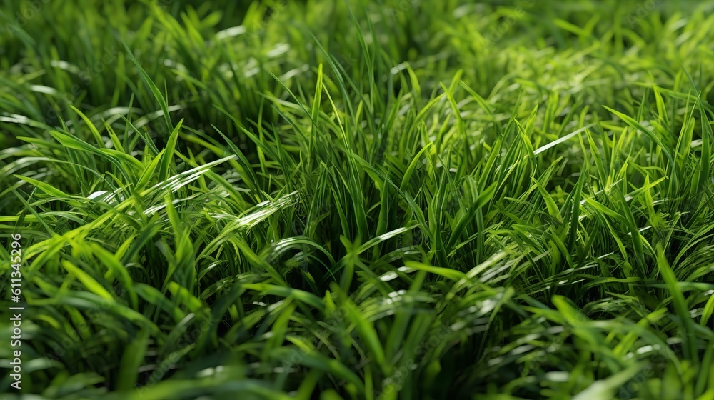 Fresh Spring Meadow Grass Texture