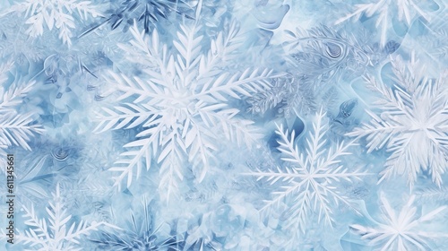 Crystal Frost Windowpane Winter Beauty