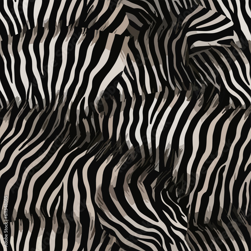 Seamless Colorful Abstract Zebra Pattern.Seamless pattern of Abstract Zebra in colorful style. Add color to your digital project with our pattern!