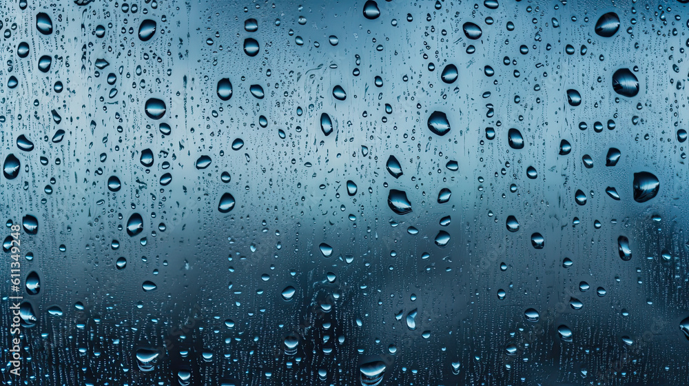 Pattern Of Raindrops On Glass Window Background. Pattern Of Raindrops On Glass Window Background.