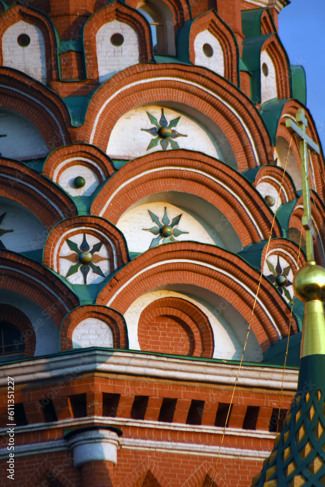 Saint Basil Cathedral on the Red Square in Moscow