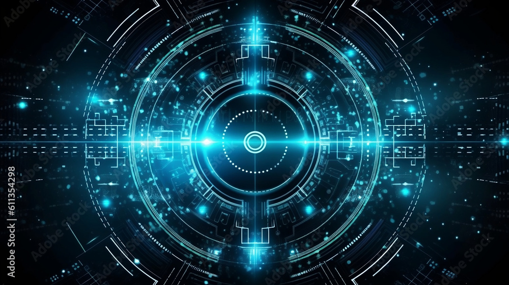 Digital technology world. Business virtual concept. Vector background. Generative ai. Digital technology world. Business virtual concept. Vector background. Generative ai.