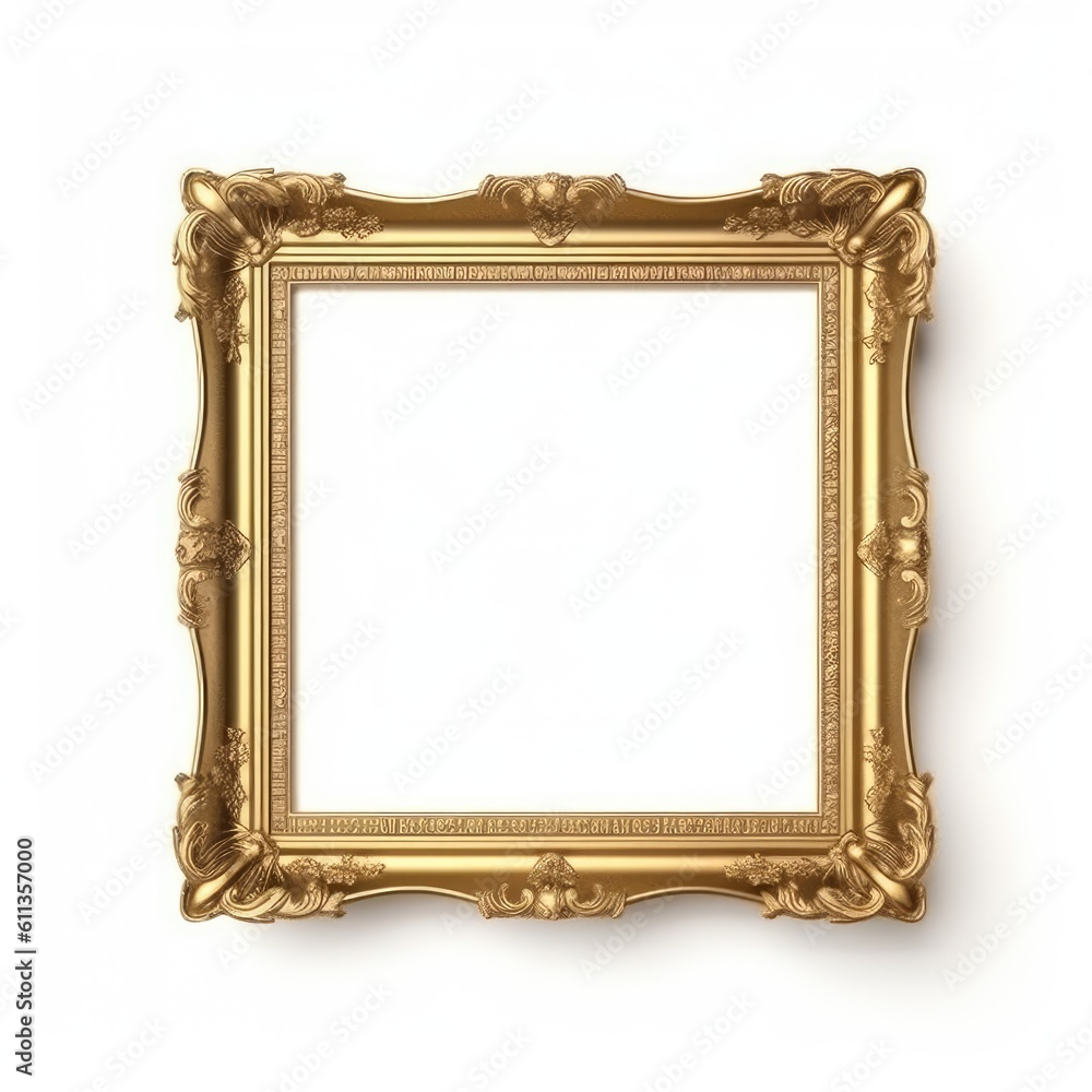 Mockup Victorian Golden Square Frame Front Mockup Victorian Golden Square Frame Front