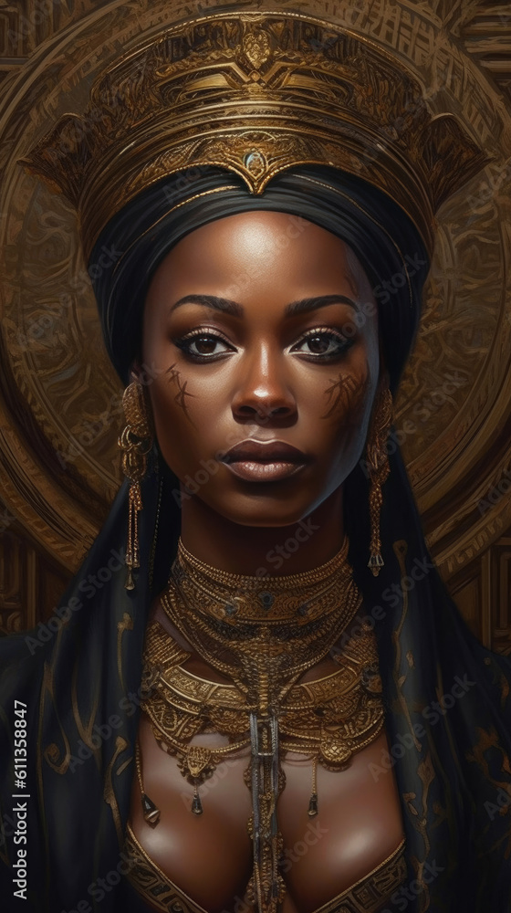 Ethereal Elegance: The Divine Queen of Life. Generative AI Ethereal Elegance: The Divine Queen of Life. Generative AI