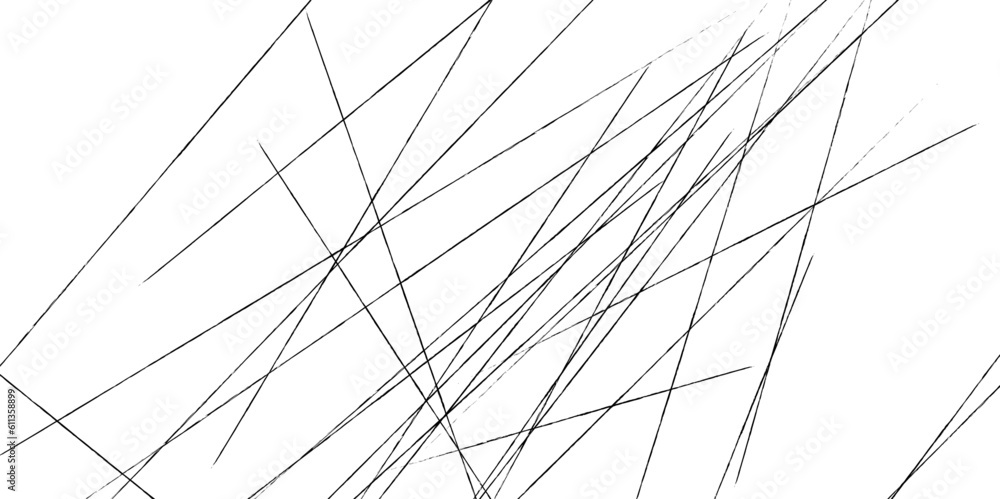 Fototapeta premium Abstract background vector Abstract background with lines. Black lines on White paper. Line wavy abstract vector background.